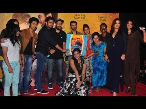 Sonam Kapoor, Fawad Khan And Rhea Kapoor At ‘Khoobsurat’ Music Launch