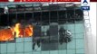 Fire tenders grab corner as fire continues to spread in 21 storey Mumbai office complex