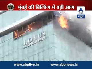 Mumbai: Building evacuated as glass walls splinter in fire