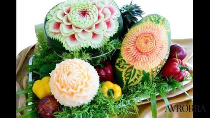Карвинг из овощей и фруктов — Пошаговые инструкции для начинающих