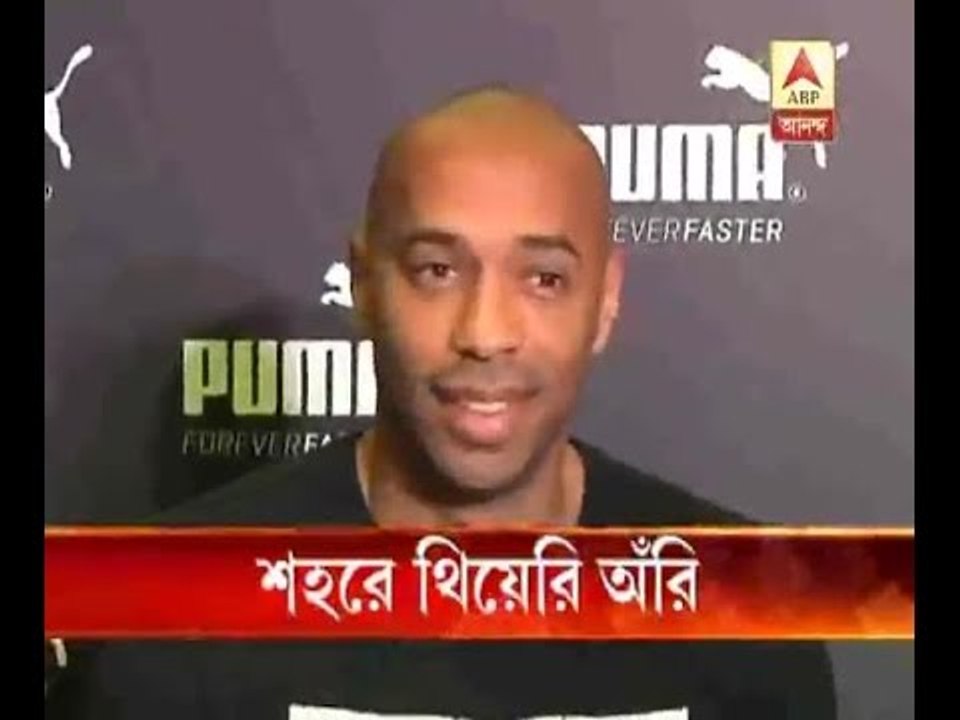 Legend Footballer Thierry Henry in the city