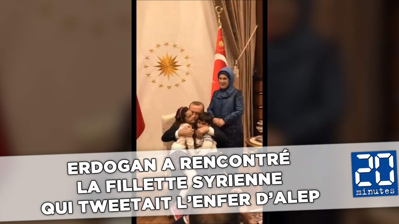 Erdogan a rencontré Bana Al-Abed, la fillette syrienne qui tweetait l’enfer d’Alep