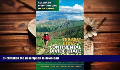 Pre Order The Best Hikes Continental Divide Trail: Colorado On Book