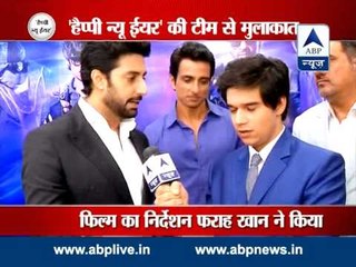 'Happy New Year' team on ABP News