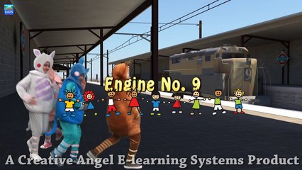 Engine Engine Number 9 - English Nursery rhyme for children | Fun And learn