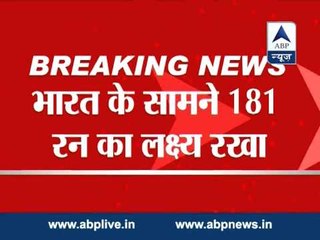 Captain Morgan fires England to 180/7