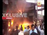 Massive fire breaks out in a factory at Burdwan