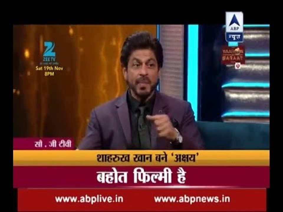 WATCH When shahrukh becomes 'Akshay Kumar'