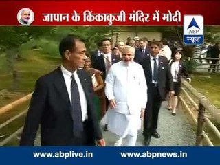 PM Modi visits Kyoto's 'golden temple'