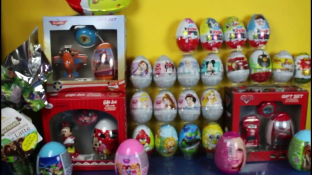 Oua cu Surprize Sponge Bob-Disney Frozen-Turtles Ninja-Mickey Mouse- Angry Birds- Zaini-Kinder Magic