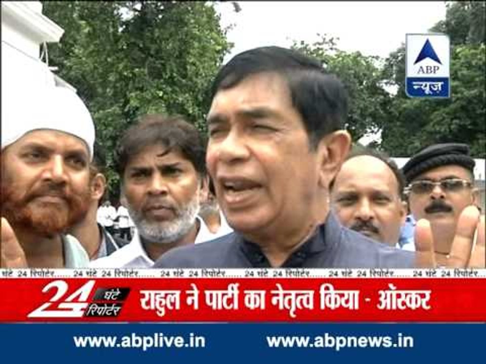 Congress leader Oscar Fernandes backs Dwivedi  l Says we want youth to take responsibility