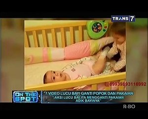 7 Video Lucu Bayi Ganti Popok dan Pakaian [On The Spot]