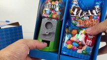 M&M Mini Dispenser and Crispy Speckled Eggs Happy Easter Edition and M&M Milk Chocolate, Skittles