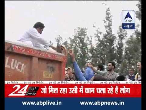 ABP News special report on J-K floods l Flood ravaged victims still craving for food , water