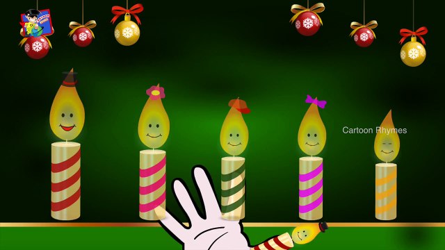 Christmas Candles Finger Family | Nursery Rhymes for Children | Jingle Bells