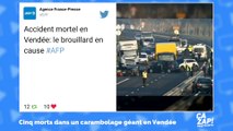 Carambolage en Vendée : les internautes réagissent