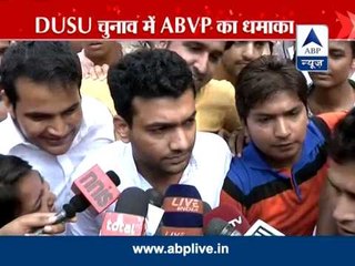 ABVP does a Modi in DUSU polls