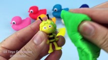Play Dough Ducks Surprise Toys Mickey Mouse Peppa Pig Maya the Bee Winnie the Pooh for Kids