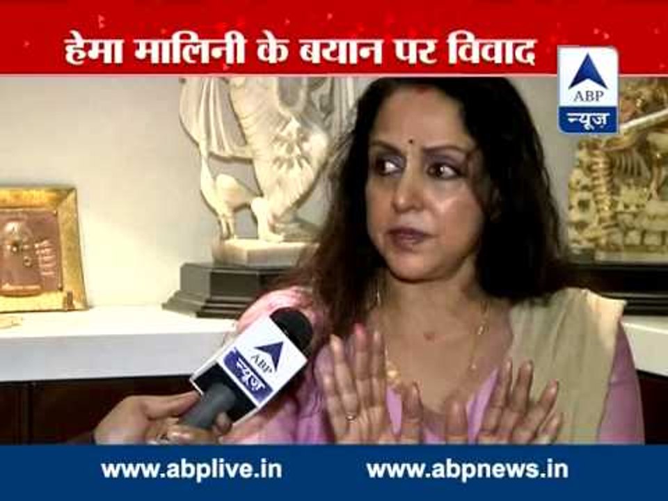 Interview: Hema Malini clarifies her controversial 'Vrindavan widows' remark