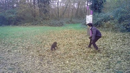 Snowee joue avec mon neveu Jonathan ^^