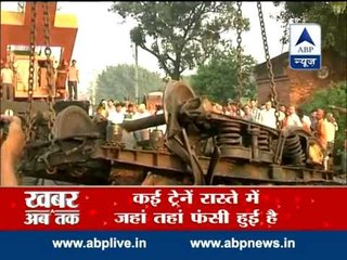 Gorakhpur rail accident l Track restoration continues
