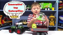 Innovative Toys for kids - Caterpillar. Video for Children Unboxing & Review | Car Toys Review