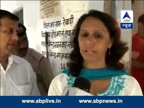 Long queue at polling booths in Rewari