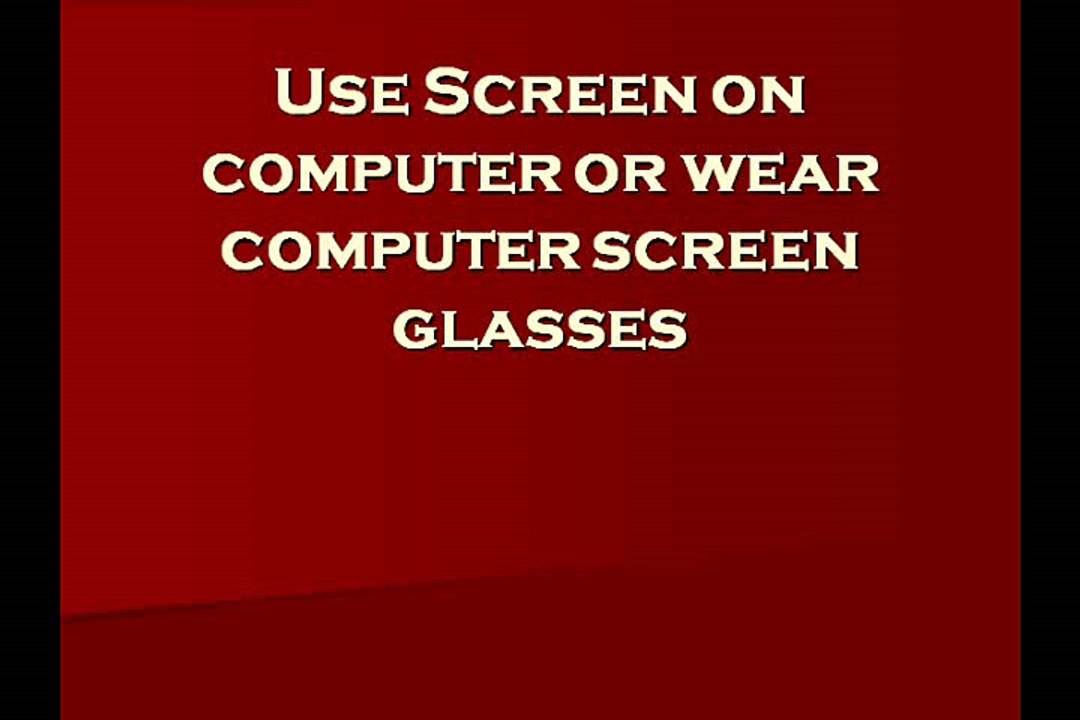 Keep Eye Healthy