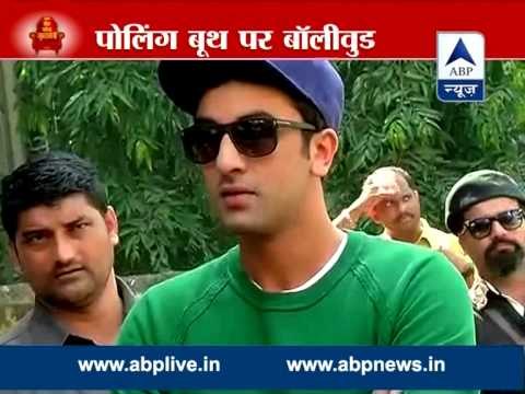 Ranbir Kapoor casts vote l Appeals to others to step out