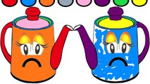 Renkleri Öğreniyorum | Çocuklar İçin Demlik Boyama ve Süsleme