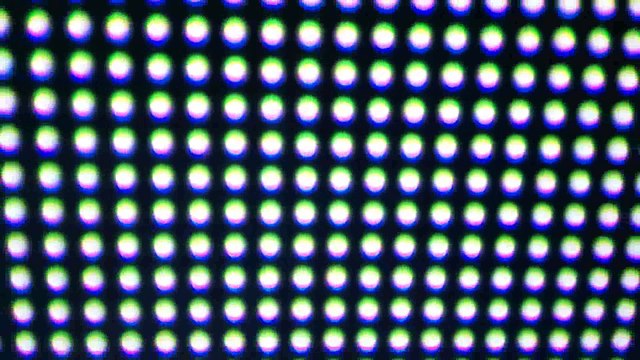 Pixeles en pantallas gigantes