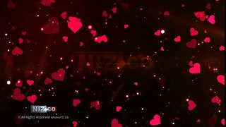 Flying Hearts - Royalty FREE Background Loop HD 1080p