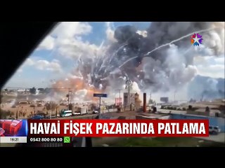 Havai Fişek Pazarında 31 kişinin hayatına malolan patlama böyle görüntülendi