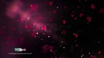 Falling Hearts - Royalty FREE Background Loop HD 1080p