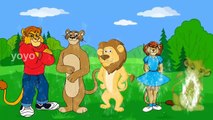 Lion Finger Family 3D | Animals Cartoons Finger Family Children Nursery Rhymes