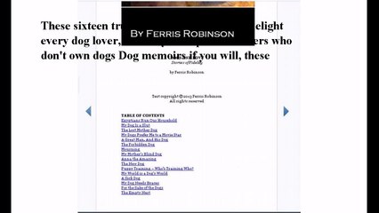 Download Dogs and Love - Stories of Fidelity (Dog Stories for Adults Book 1) ebook PDF