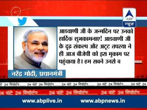 Advani turns 87 today; PM Modi conveys b'day greetings