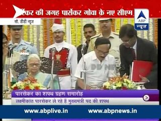 Laxmikant Parsekar sworn-in as Goa Chief Minister