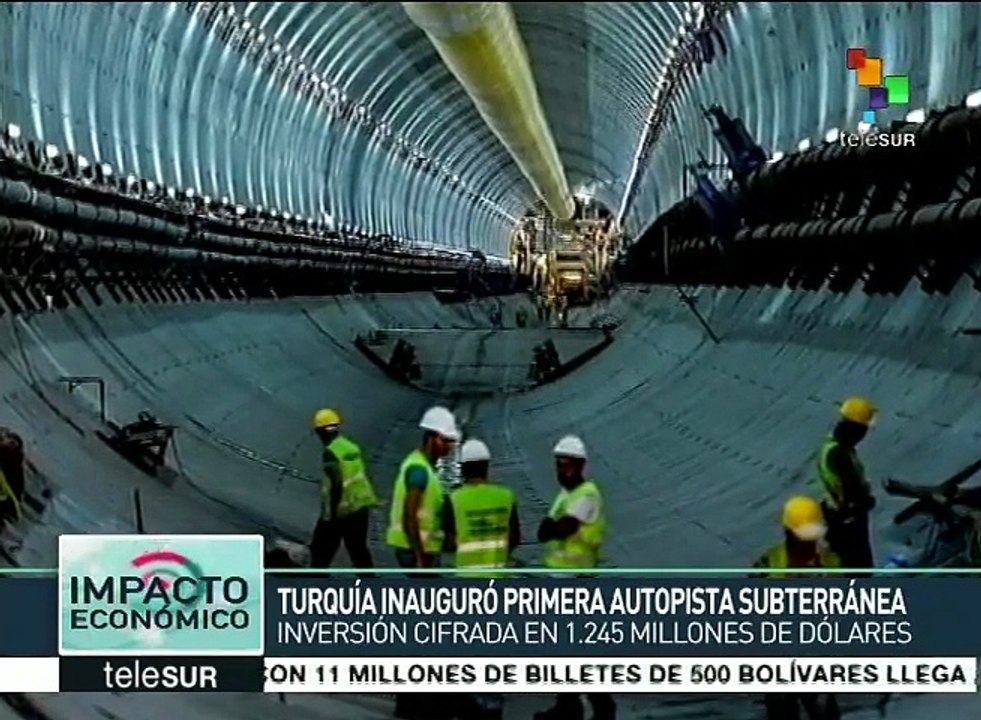 Turquía: inauguran la primera autopista subterránea en Estambul