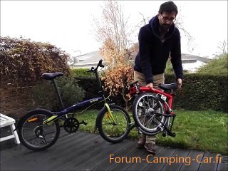 comparatif pliage mini-velo Brompton / B'Fold