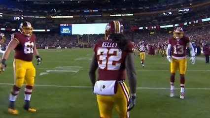 Brazilian announcers call Robert Kelley's 5-yard TD run
