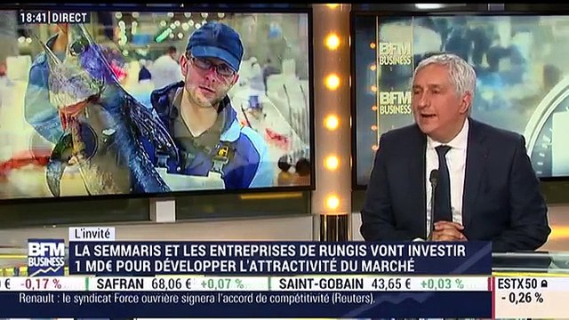 Stéphane Layani commente le projet de développement de l'attractivité du Marché de Rungis - 21/12