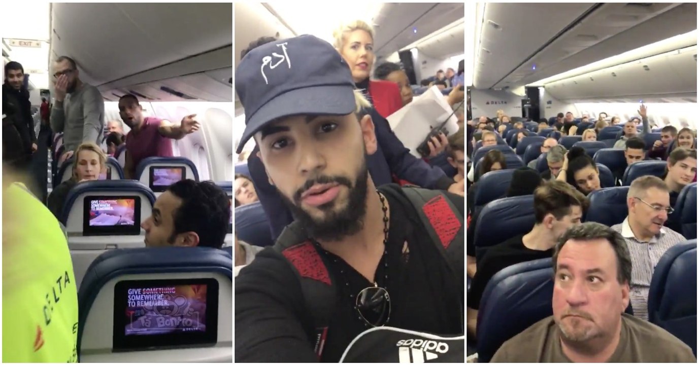 Foi expulso de avião depois de falar árabe ao telefone... e alguns passageiros gozam com ele!