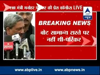 Defence miniter Parrikar sees terror plot in Pak boat l Lists out reasons
