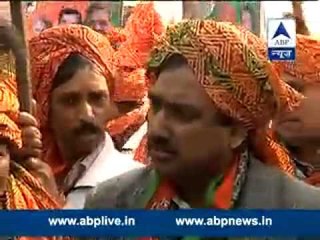 Against Modi a few months back, in his colous today - Chattar Singh and group
