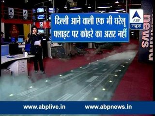 More than 100 trains running late l Few flights affected