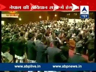 Nepal Constitution II Opposition went violent in Parliament