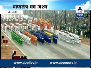 School kids perform in Republic Day Parade
