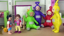 Lena und Chrissis neue Freunde - Die Teletubbies in der Playmobil Luxusvilla | Playmobil Story