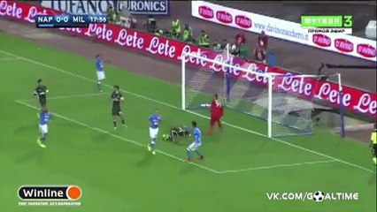 Arkadiusz Milik goal - SSC Napoli - AC Milan